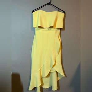 XScape Yellow Dress
